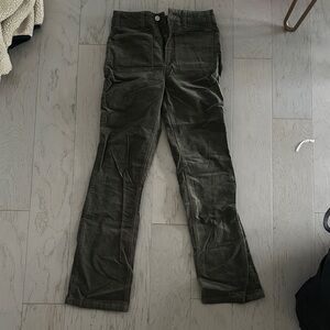 OVS Corduroy Olive Green Pants